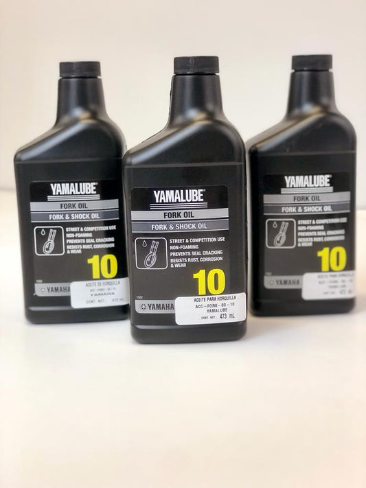 Aceite para suspensión YAMALUBE SAE 10 473ml FORK OIL ,3 pzas.